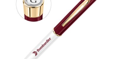 Garland® Patriot Ballpoint Twist Pen - Gold Accent - 3